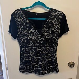 Black Lace Top